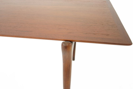 Image 1 of Deense Teakhouten salontafel / banktafel uit het midden van de Mid Century , Finn Juhl stijl