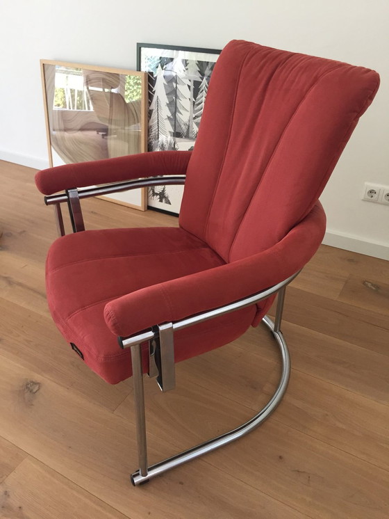 Image 1 of Vintage Fauteuil - Lamous stoffering.