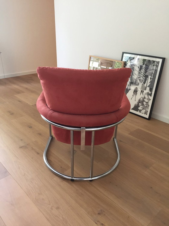 Image 1 of Vintage Fauteuil - Lamous stoffering.