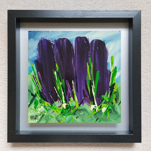 Ad van Hassel " TULPEN " paars