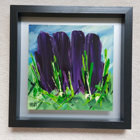 Image 1 of Ad van Hassel " TULPEN " paars