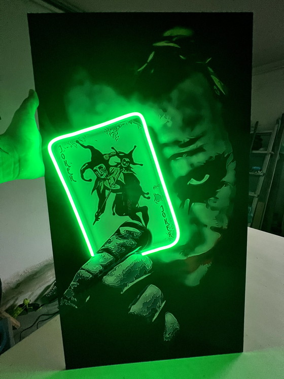 Image 1 of LedMansion Joker Card PopArt Wall Kunst led-lamp