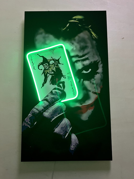 Image 1 of LedMansion Joker Card PopArt Wall Kunst led-lamp