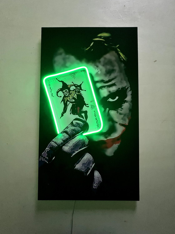 Image 1 of LedMansion Joker Card PopArt Wall Kunst led-lamp