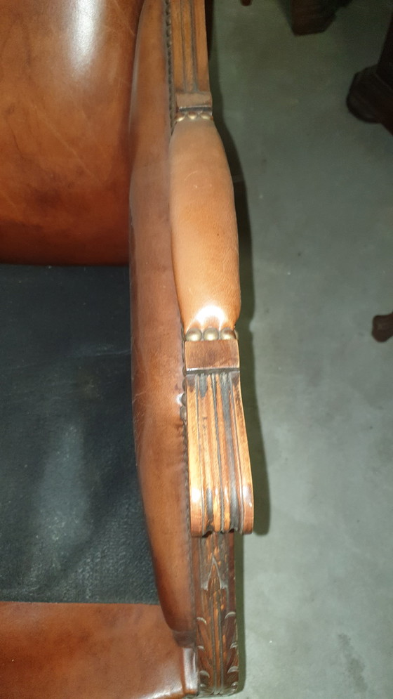 Image 1 of Gedelux fauteuil schapenleer