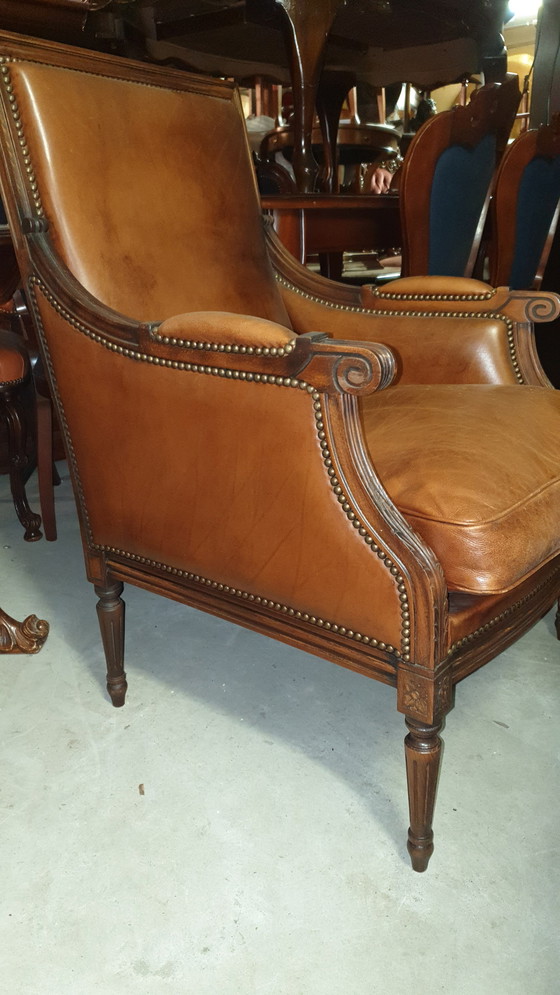 Image 1 of Gedelux fauteuil schapenleer
