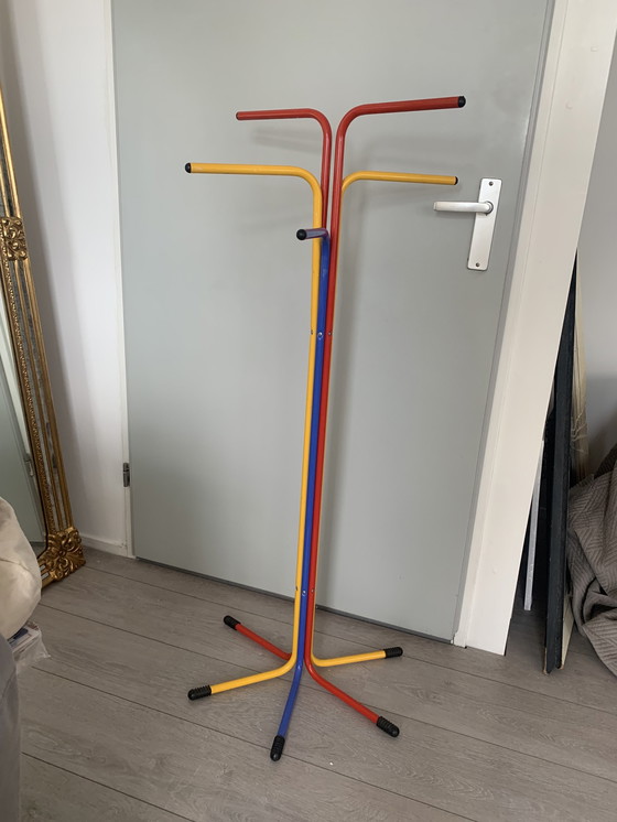 Image 1 of Vintage kapstok Memphis-stijl