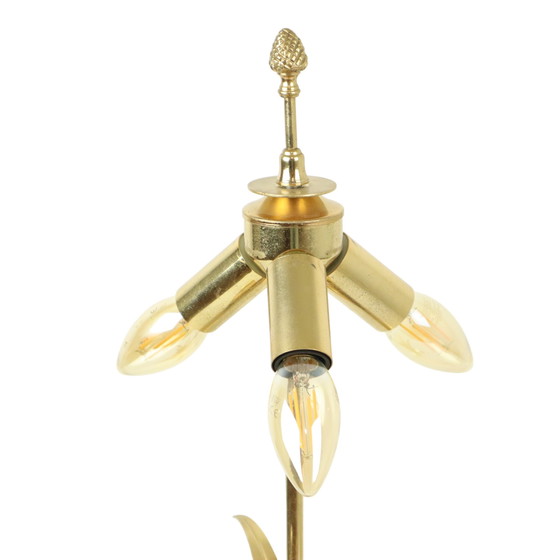 Image 1 of Hollywood Regency Ananas Palm Lamp