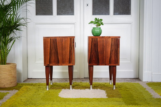 Image 1 of 2x vintage nachtkastjes