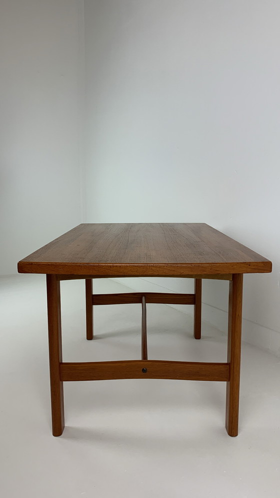 Image 1 of Zweedse vintage teak fineren salontafel/ koffietafel 