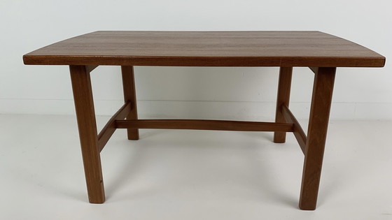 Image 1 of Zweedse vintage teak fineren salontafel/ koffietafel 