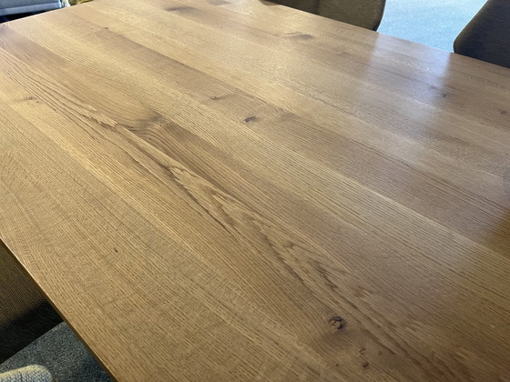 Image 1 of Bree's New World Basic eettafel Eiken hout