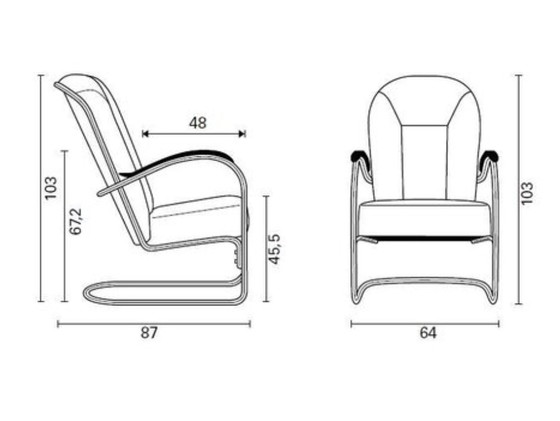 Image 1 of Gispen AA fauteuil 