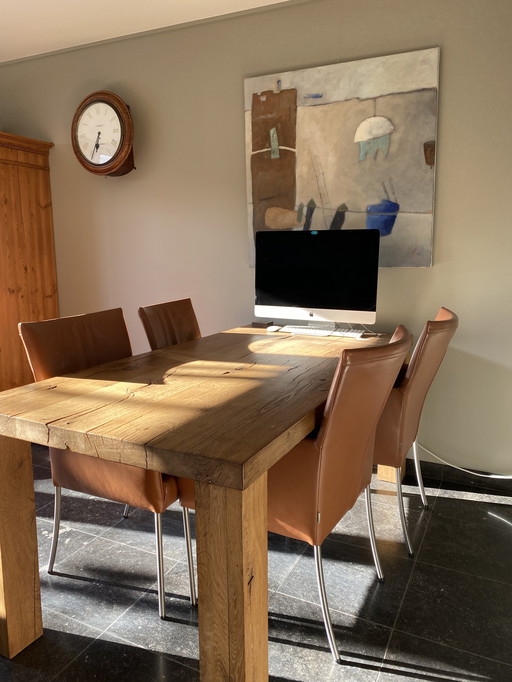 4x Bert Plantagie eetkamerstoel