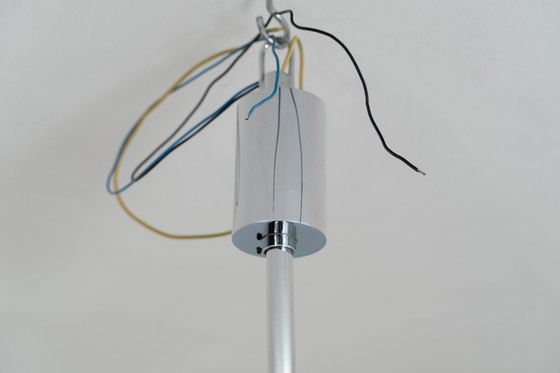 Image 1 of Grote chromen hanglamp van Kinkeldey