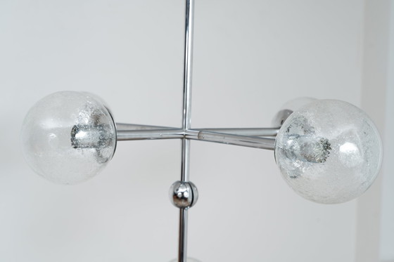 Image 1 of Grote chromen hanglamp van Kinkeldey