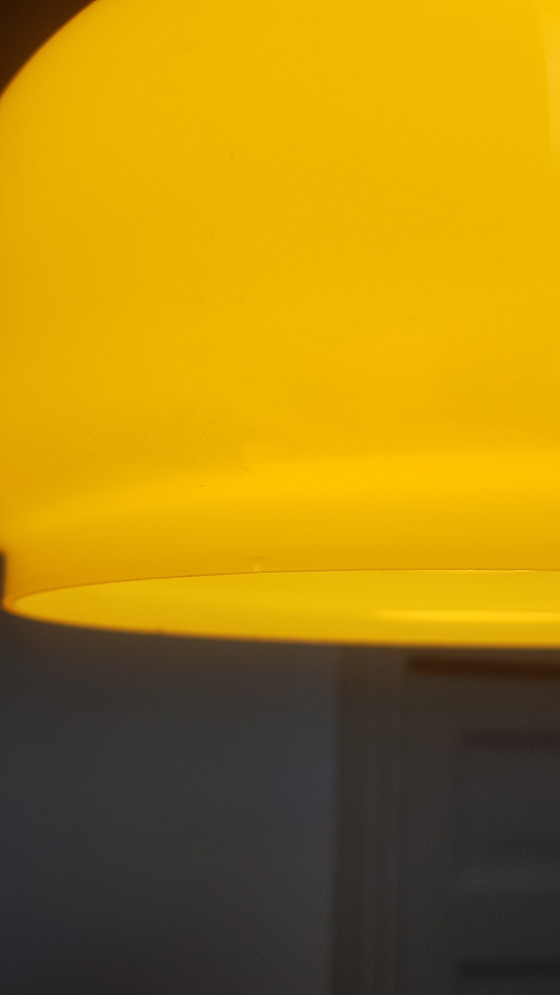 Image 1 of Vintage glazen hanglamp