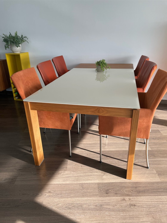 Image 1 of 6 Bert Plantagie eetkamerstoelen