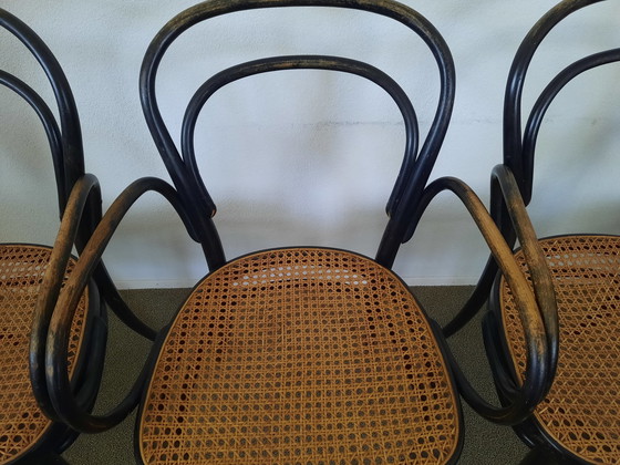 Image 1 of 4x Thonet stoel 214f