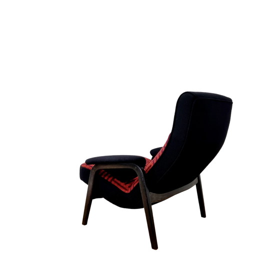 Image 1 of Fantastische Fauteuil "N 137" van Theo Ruth voor Artifort, jaren 1950 gerestaureerd. 