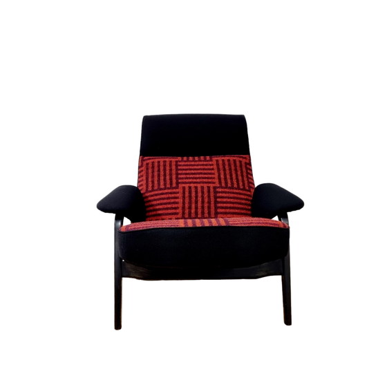 Image 1 of Fantastische Fauteuil "N 137" van Theo Ruth voor Artifort, jaren 1950 gerestaureerd. 