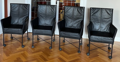 4x Montis Chaplin eetkamerstoelen