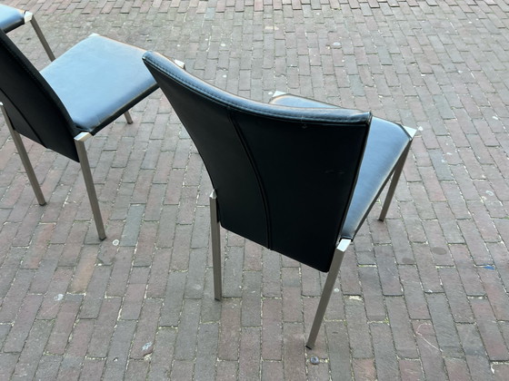 Image 1 of 4x Bert Plantagie stoelen