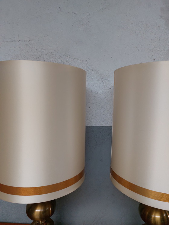 Image 1 of 2 x Hollywood regency table lamps