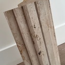 Travertin staande lamp, marmer