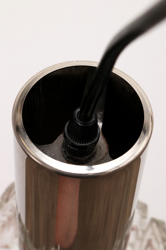 Image 1 of Vintage Kroonluchter Cascade Hanglamp met 5 lampen,1960