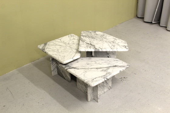 Image 1 of 3x vintage bijzettafel