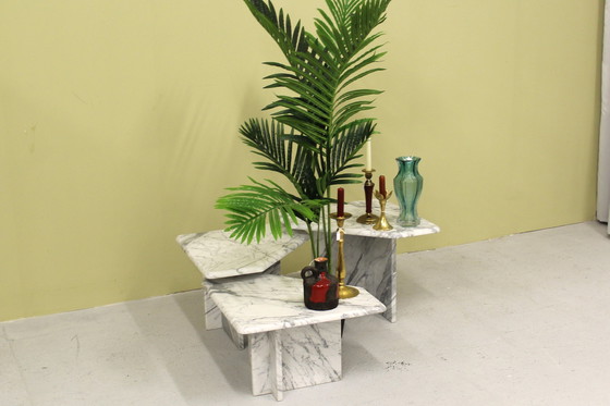 Image 1 of 3x vintage bijzettafel