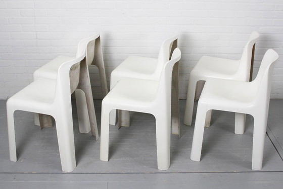 Image 1 of 6x Roche Bobois OZOO 700 Stoelen van Marc Berthier