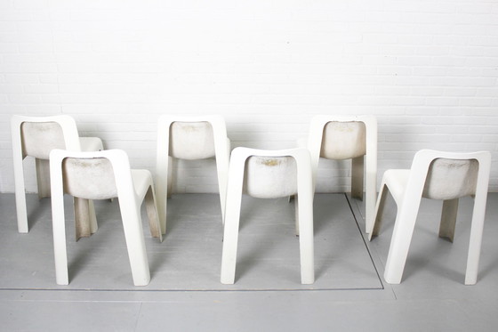 Image 1 of 6x Roche Bobois OZOO 700 Stoelen van Marc Berthier