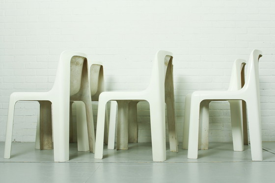 Image 1 of 6x Roche Bobois OZOO 700 Stoelen van Marc Berthier