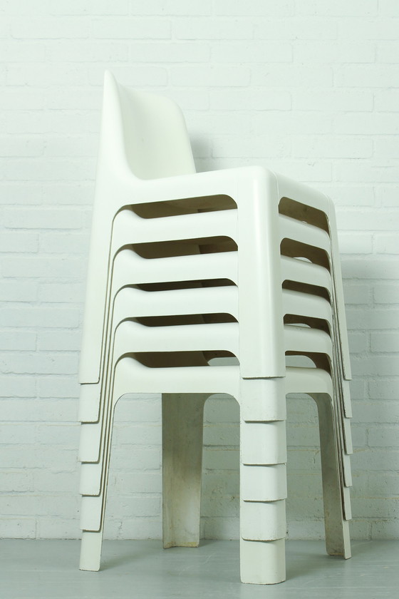 Image 1 of 6x Roche Bobois OZOO 700 Stoelen van Marc Berthier