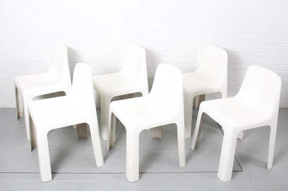 Image 1 of 6x Roche Bobois OZOO 700 Stoelen van Marc Berthier