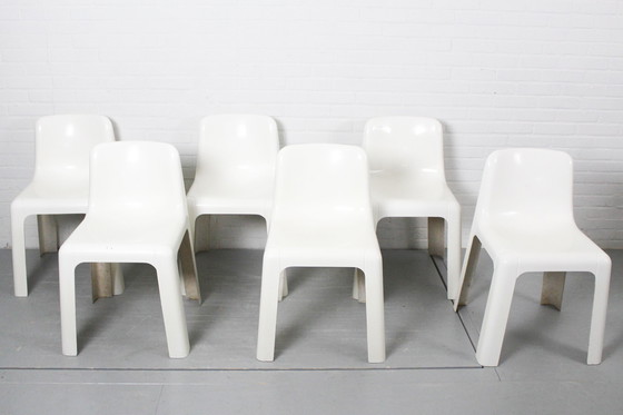 Image 1 of 6x Roche Bobois OZOO 700 Stoelen van Marc Berthier