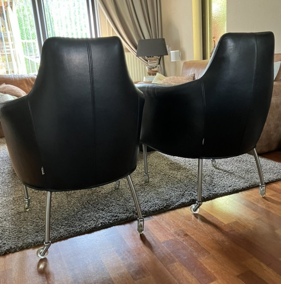 Image 1 of 2x Bert Plantagie Lounge - E Fauteuils 