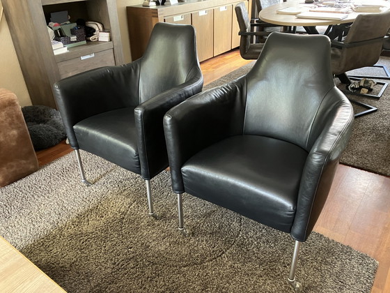 Image 1 of 2x Bert Plantagie Lounge - E Fauteuils 