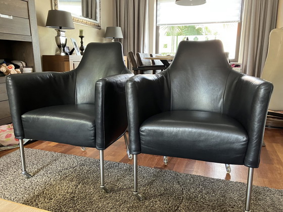 Image 1 of 2x Bert Plantagie Lounge - E Fauteuils 