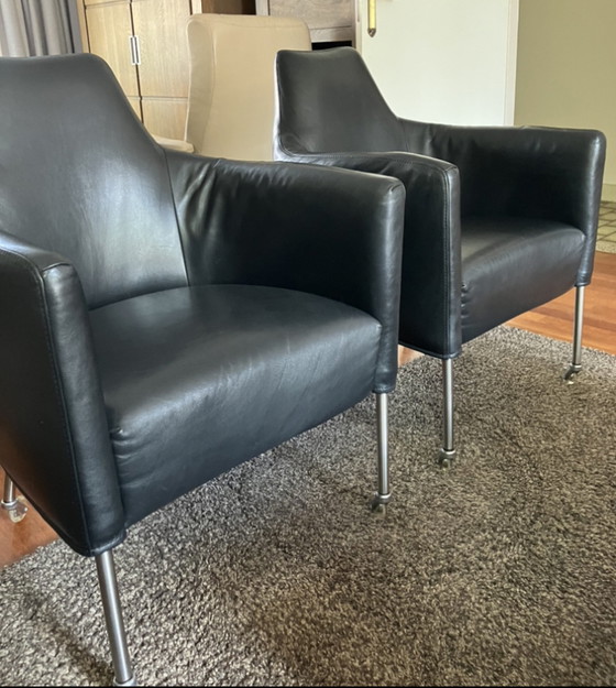 Image 1 of 2x Bert Plantagie Lounge - E Fauteuils 