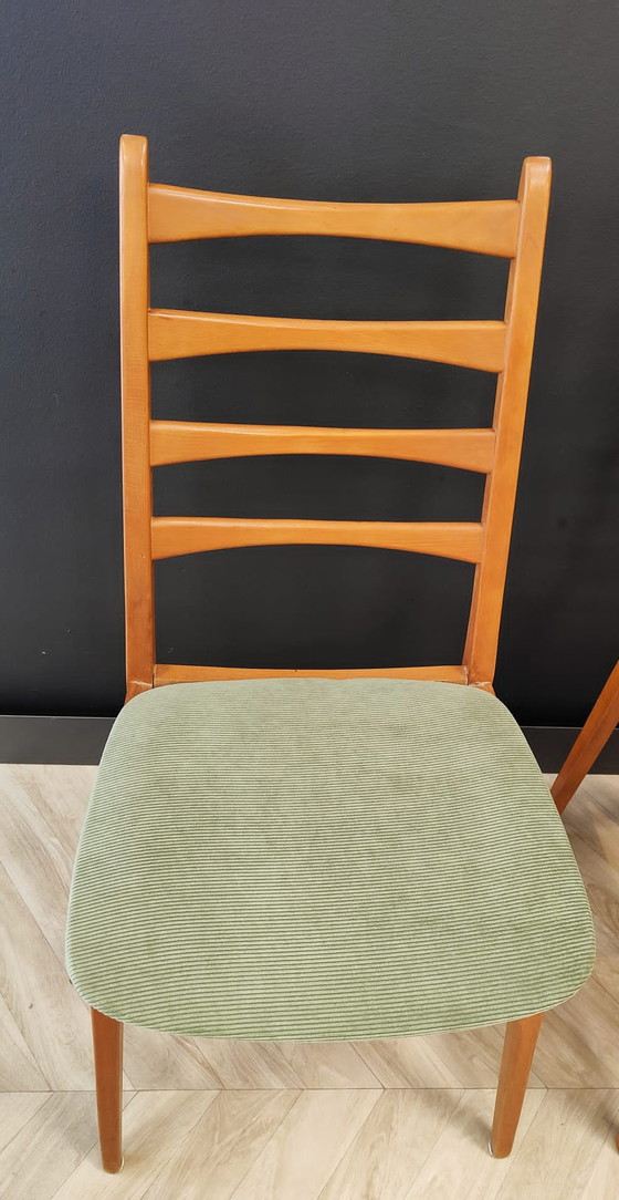 Image 1 of Vier Mid Century eettafel stoelen | Vintage - set 4 stoelen