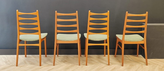 Image 1 of Vier Mid Century eettafel stoelen | Vintage - set 4 stoelen