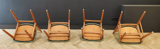 Image 1 of Vier Mid Century eettafel stoelen | Vintage - set 4 stoelen