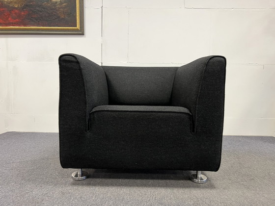 Image 1 of Gelderland 4800 Fauteuil zwart stof 