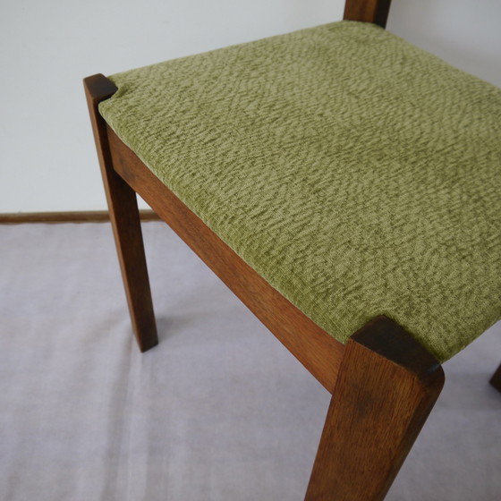 Image 1 of 3x Vintage teakhouten eetkamerstoel