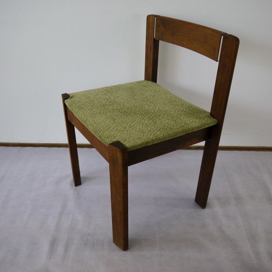 Image 1 of 3x Vintage teakhouten eetkamerstoel