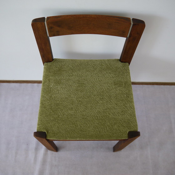 Image 1 of 3x Vintage teakhouten eetkamerstoel