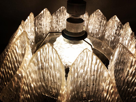 Image 1 of Vintage ijsglas hanglamp